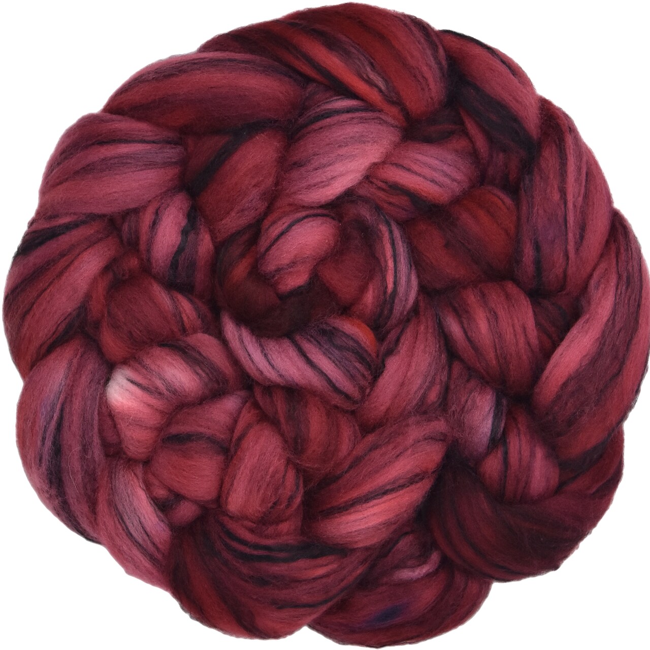 Hand Dyed Merino Wool Roving Blended with Tencel: Gorgeous tonal colorways for easy needle felting, hand spinning or weaving. Choose 1oz or 4oz